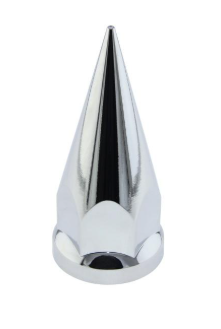 Chrome Wheel Nut Cover - Spike