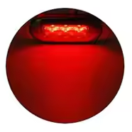 Chrome Bezel 3 Diode Marker Light