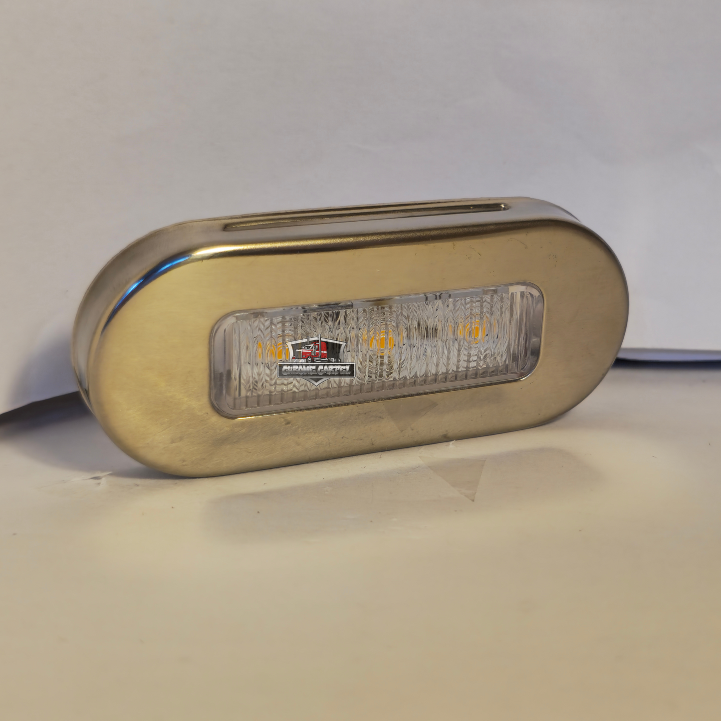Chrome Bezel 3 Diode Marker Light