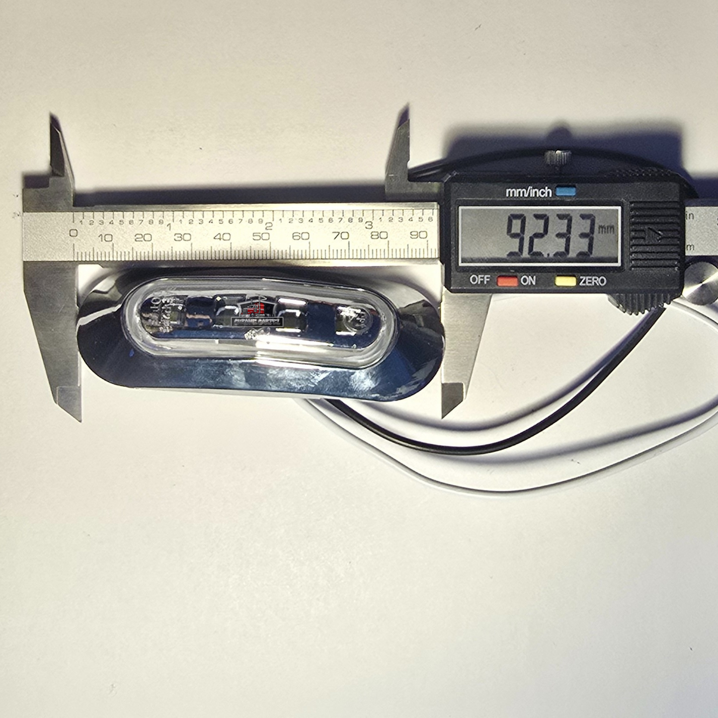 Chrome  Bezel 4 Diode Marker Light