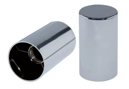 Chrome Nut Cover - Cylinder 33mm